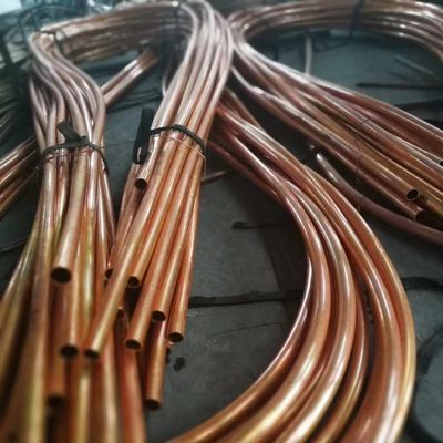 T1 T2 99.9% Pure Copper Pipe Tube 8mm Copper Pipe